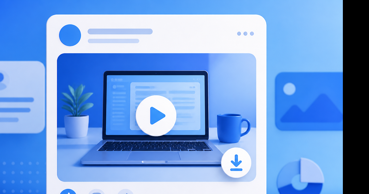 How to download a video from Facebook using official Save Video and phone screen recording